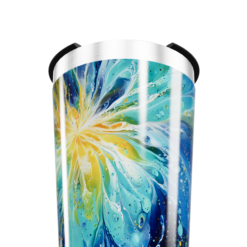 Copo Térmico - Estampa Abstrata Colorida