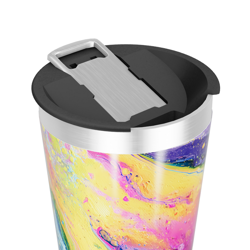 Copo Térmico - Estampa Colorida Aço Inox