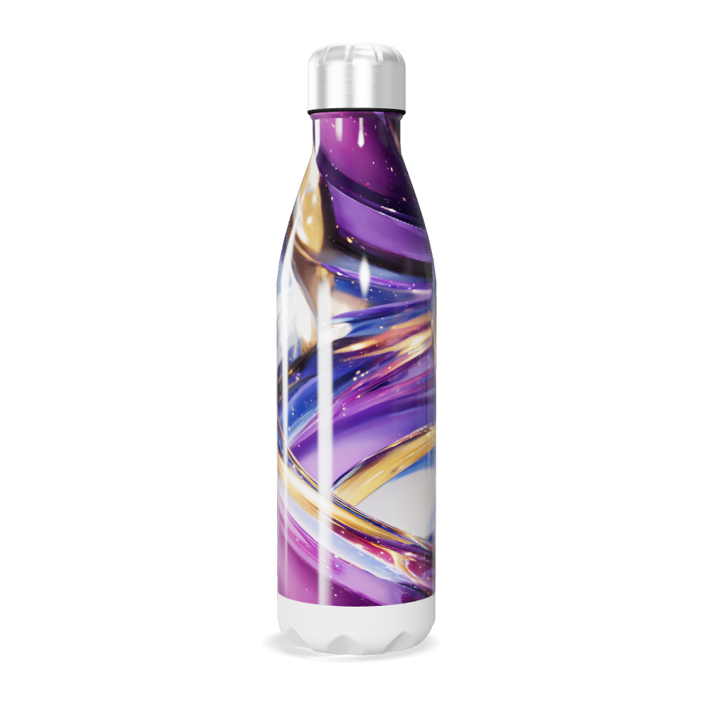 Garrafa Inox - Estampa Colorida Abstrata