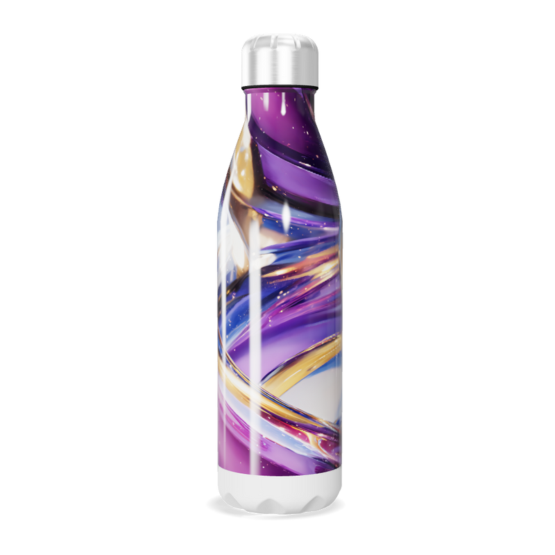 Garrafa Inox - Estampa Colorida Abstrata
