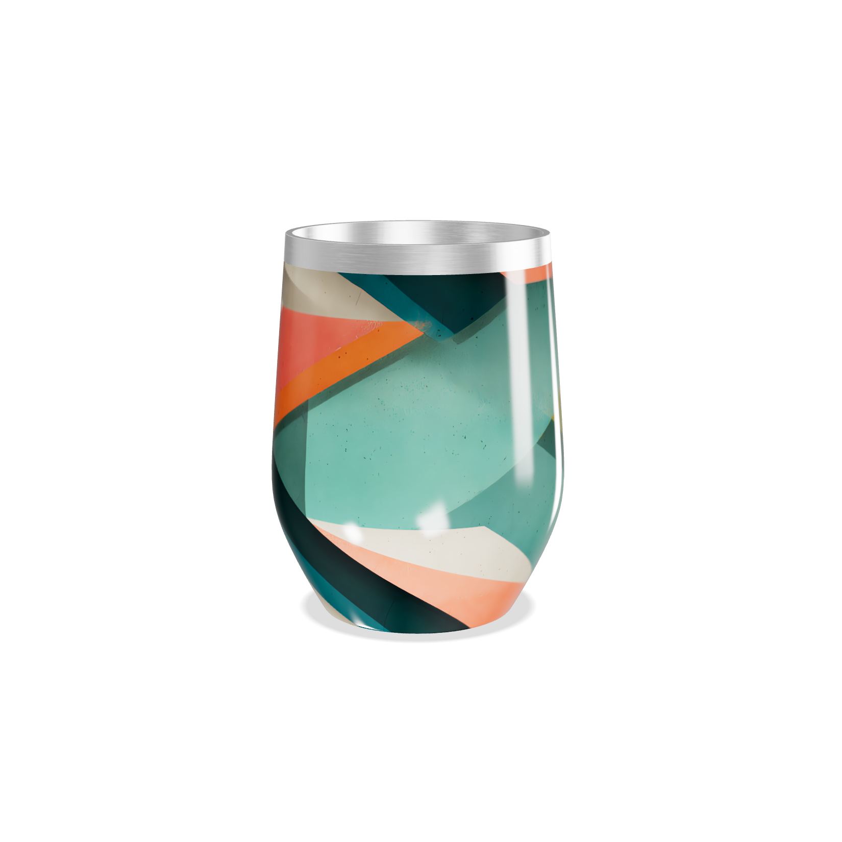 Copo Térmico Slim - Colorido com Listras