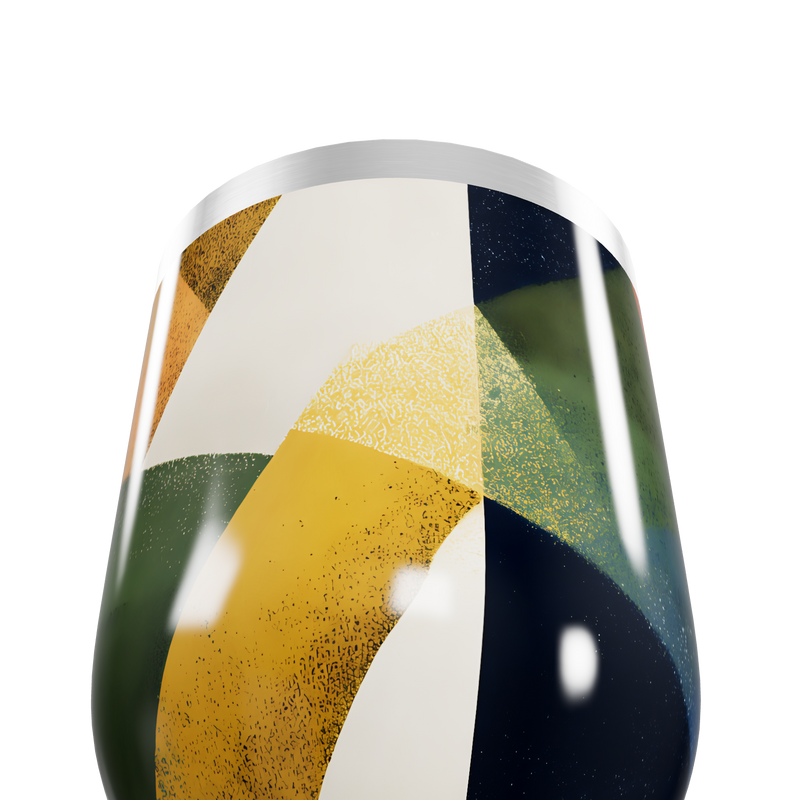 Copo Térmico Slim - Geométrico Colorido Inox