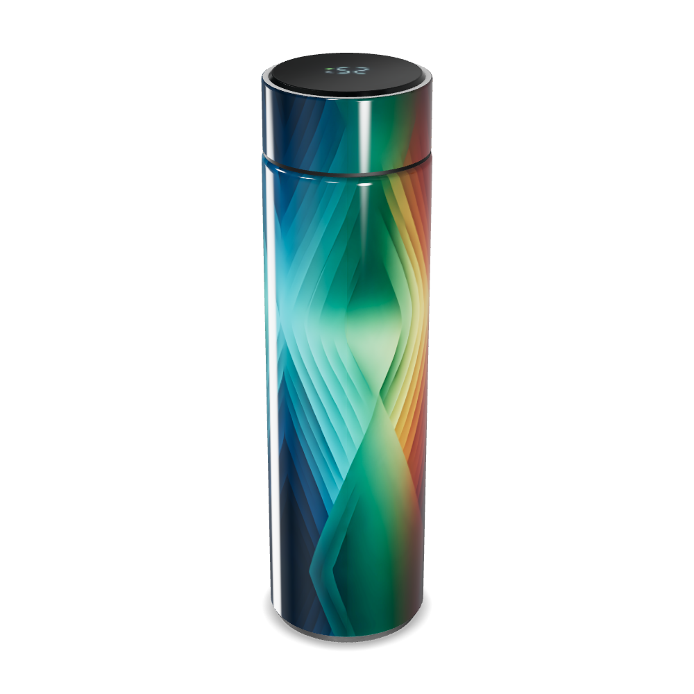 Garrafa Térmica Touch - Colorida com Display Digital