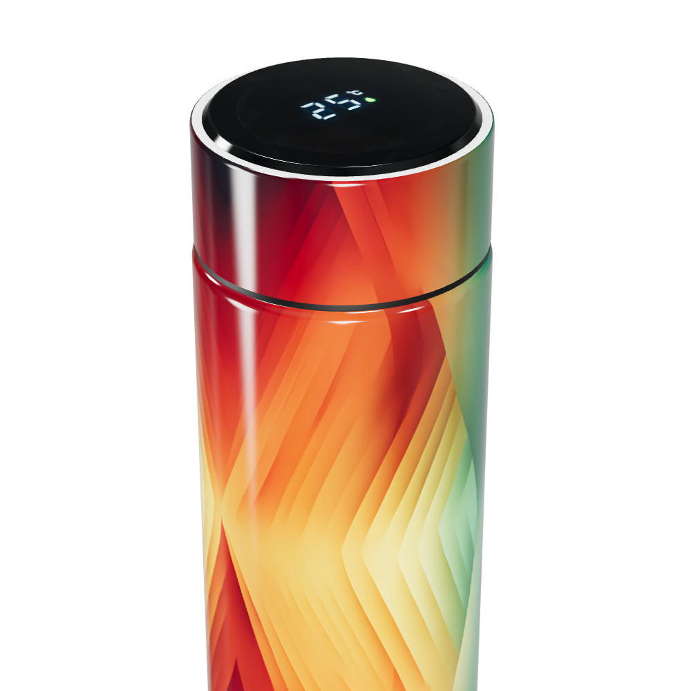 Garrafa Térmica Touch - Colorida com Display Digital