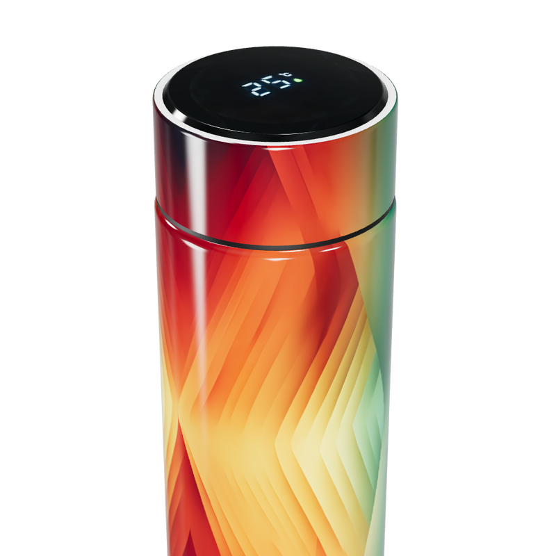 Garrafa Térmica Touch - Colorida com Display Digital