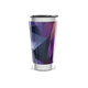 Copo Térmico - Geométrico Roxo Inox