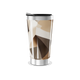Copo Térmico - Geométrico Marrom Aço Inox