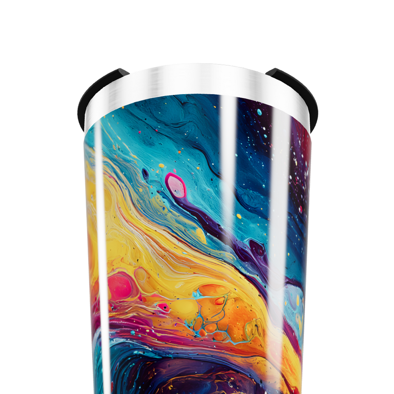 Copo Térmico - Estampa Abstrata Colorida
