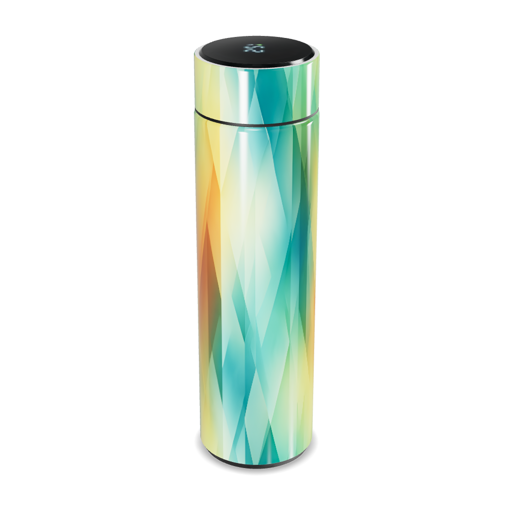 Garrafa Térmica Touch - Multicolorida Geométrica