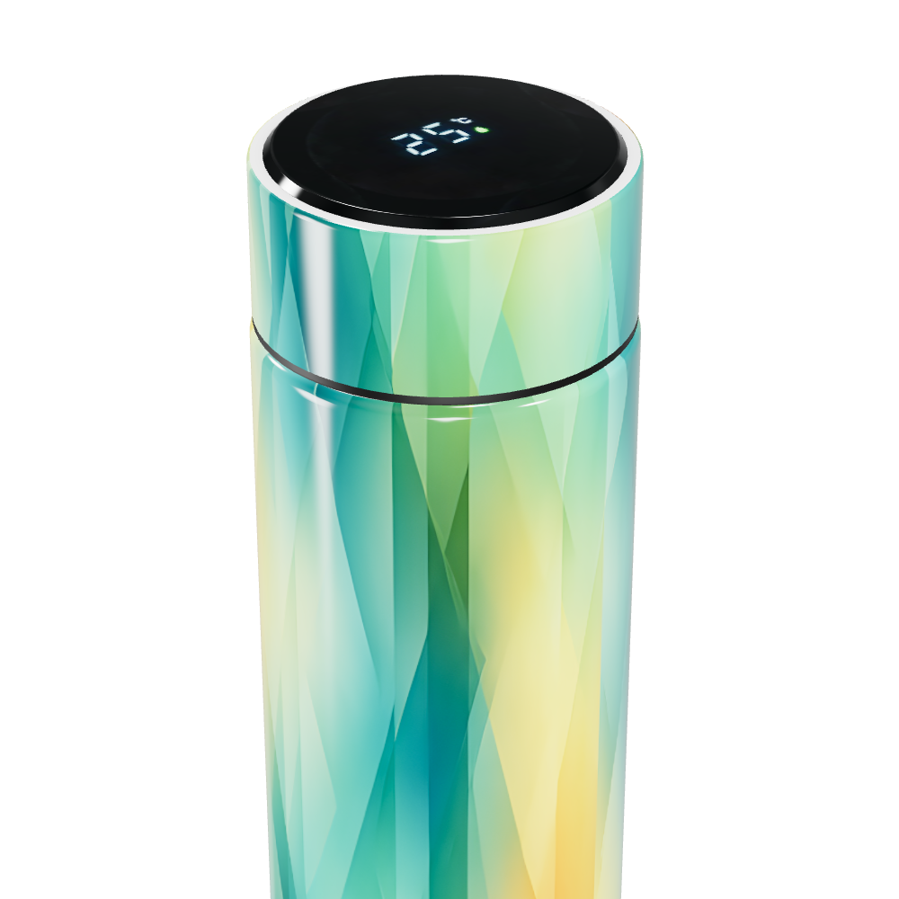 Garrafa Térmica Touch - Multicolorida Geométrica