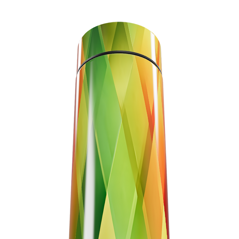 Garrafa Térmica Touch - Estampada Geométrica Colorida