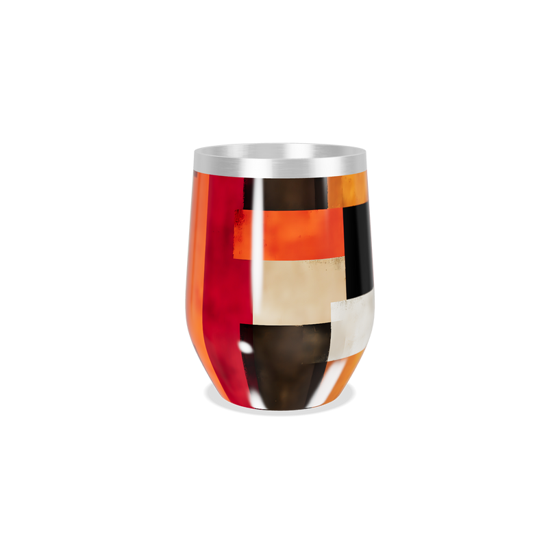 Copo Térmico Slim - Estampado Geométrico Colorido