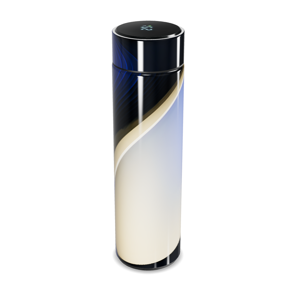 Garrafa Térmica Touch - Azul Degradê Digital