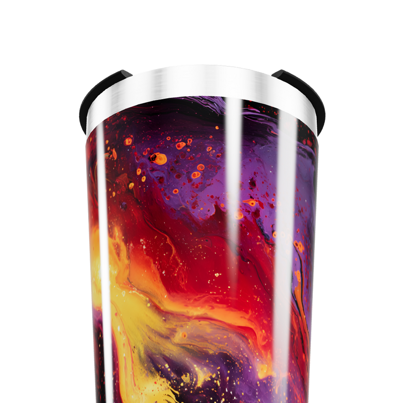 Copo Térmico - Estampa Abstrata Colorida