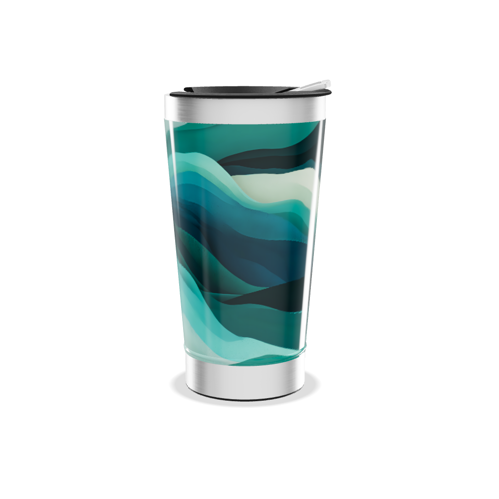 Copo Térmico - Verde e Aço Inox