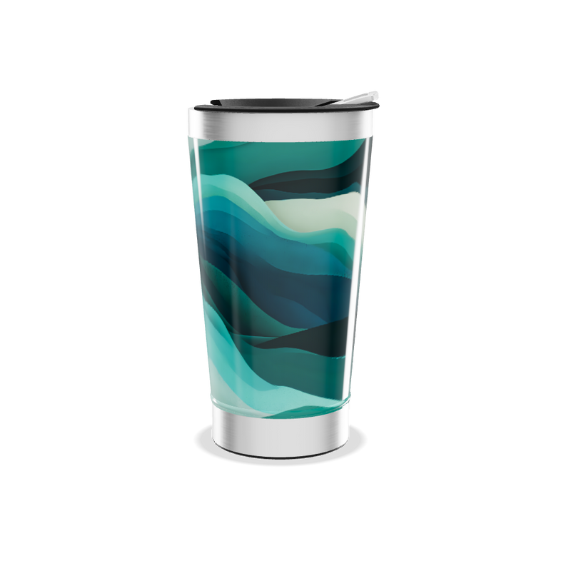 Copo Térmico - Verde e Aço Inox