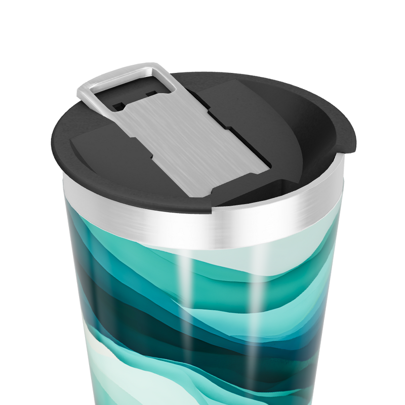 Copo Térmico - Verde e Aço Inox