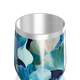 Copo Térmico Slim - Floral Azul Inox
