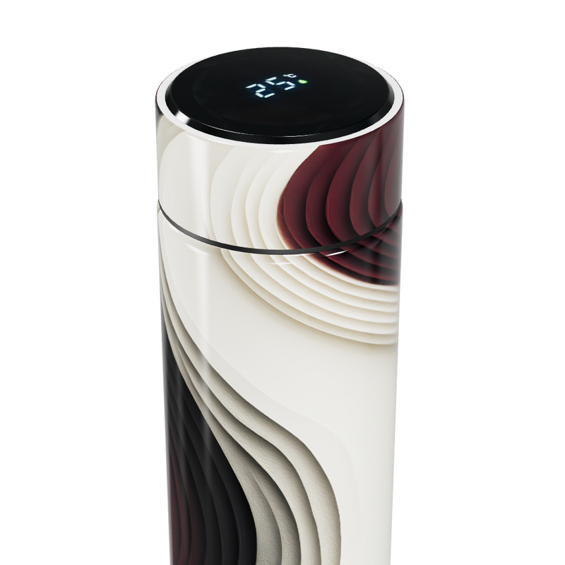 Garrafa Térmica Touch - Estampa Geométrica Colorida