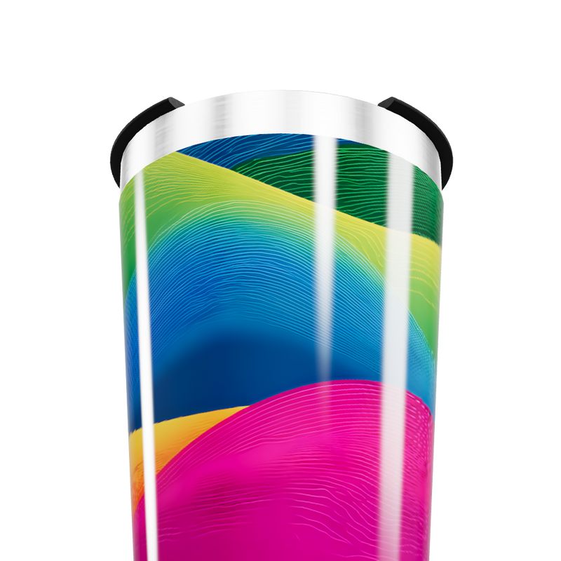 Copo Térmico - Estampa Colorida Aço Inox