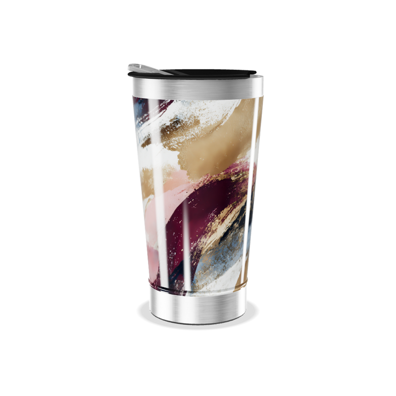 Copo Térmico - Abstrato Multicolorido