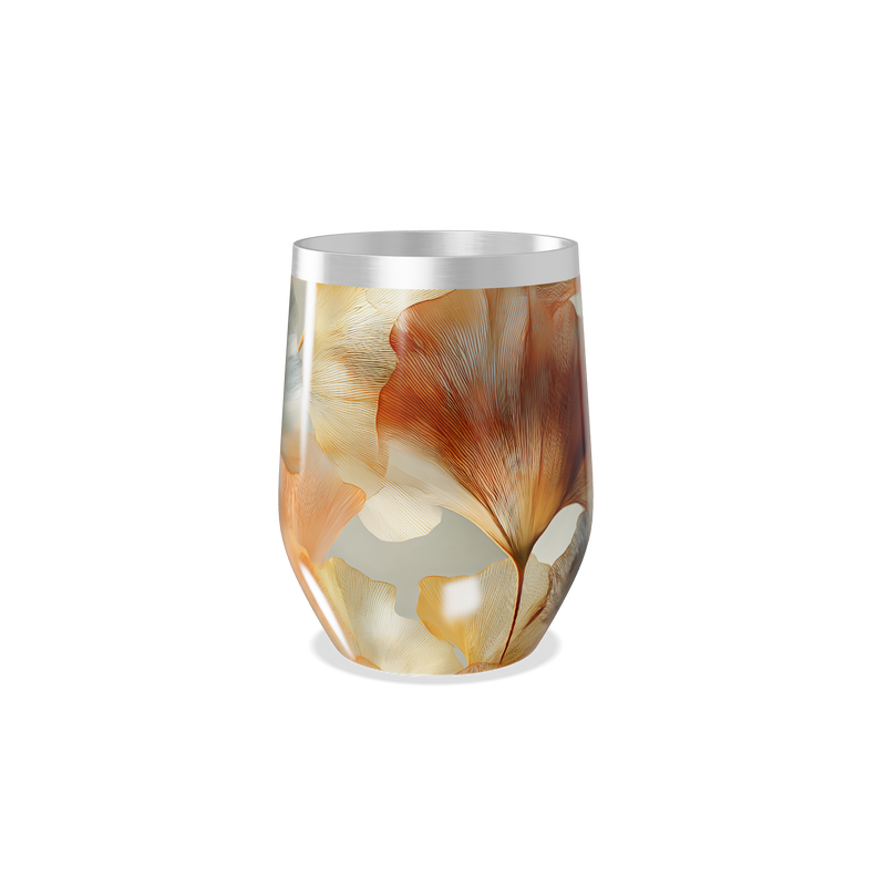 Copo Térmico Slim - Folhas Artísticas Aço Inox