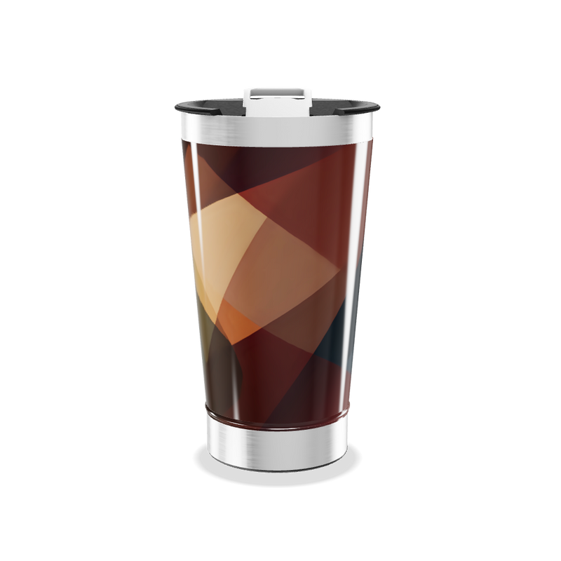 Copo Térmico - Estampa Geométrica Colorida