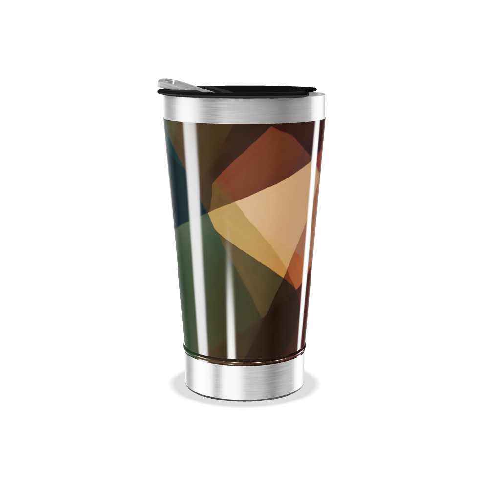 Copo Térmico - Estampa Geométrica Colorida