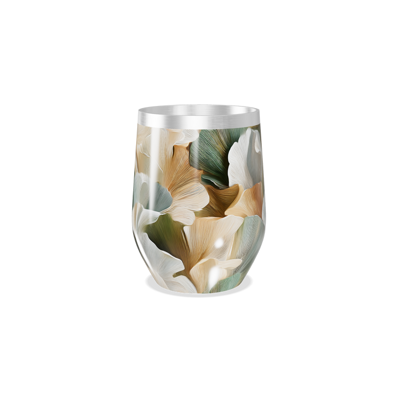 Copo Térmico Slim - Floral Colorido Inox