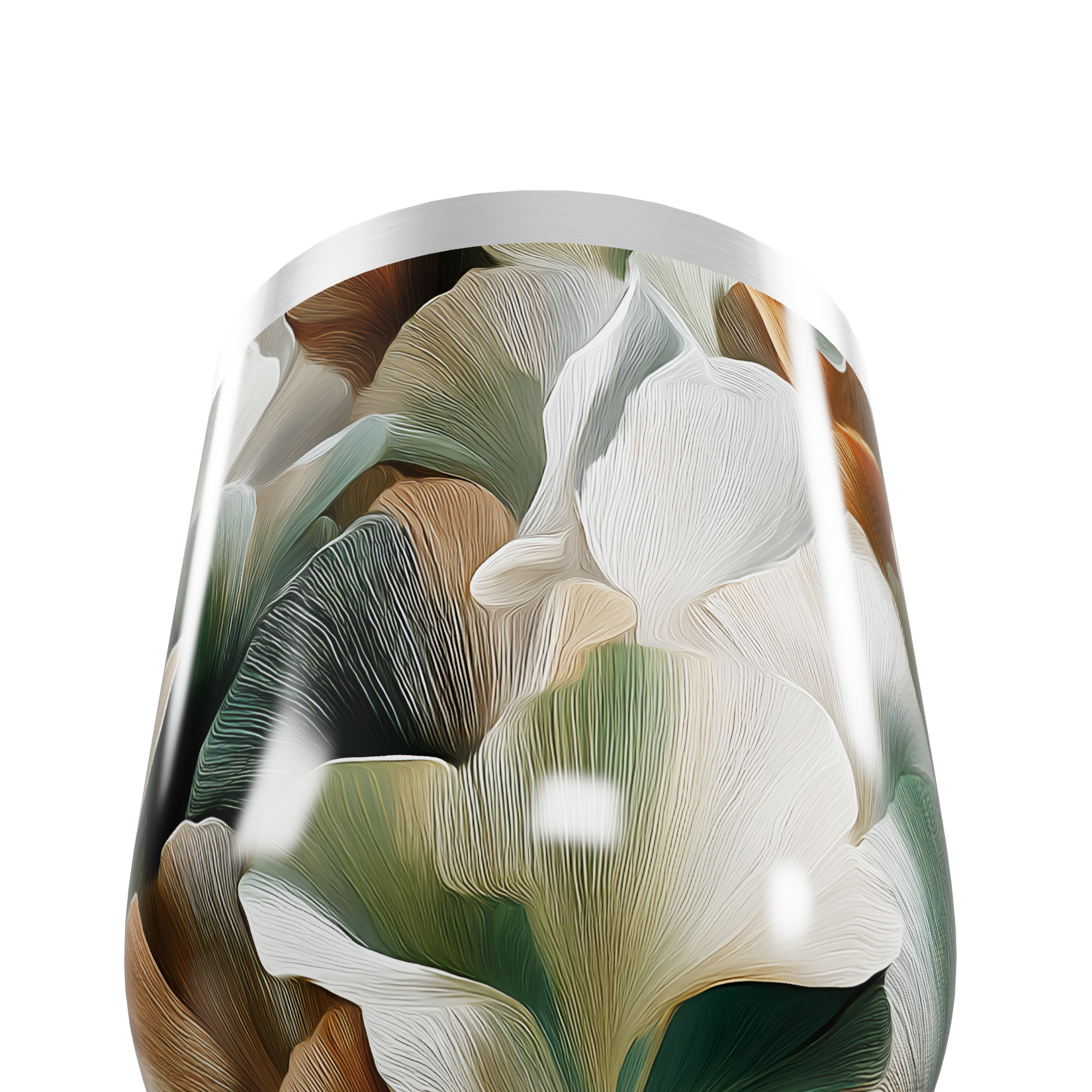 Copo Térmico Slim - Floral Colorido Inox