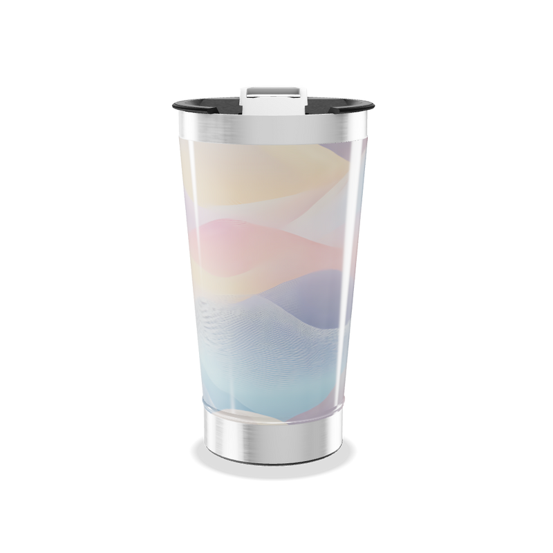 Copo Térmico - Estampa Ondulada Colorida