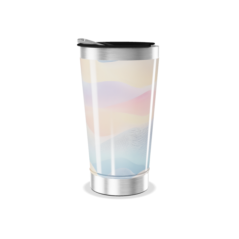 Copo Térmico - Estampa Ondulada Colorida