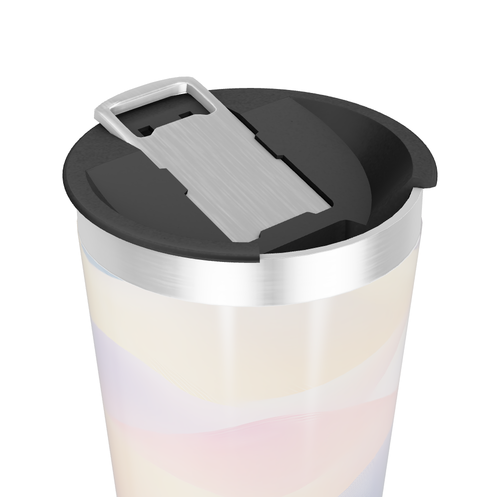 Copo Térmico - Estampa Ondulada Colorida