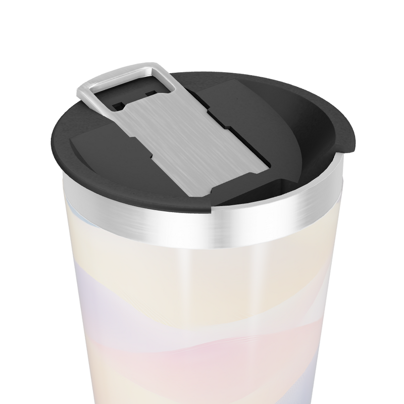 Copo Térmico - Estampa Ondulada Colorida