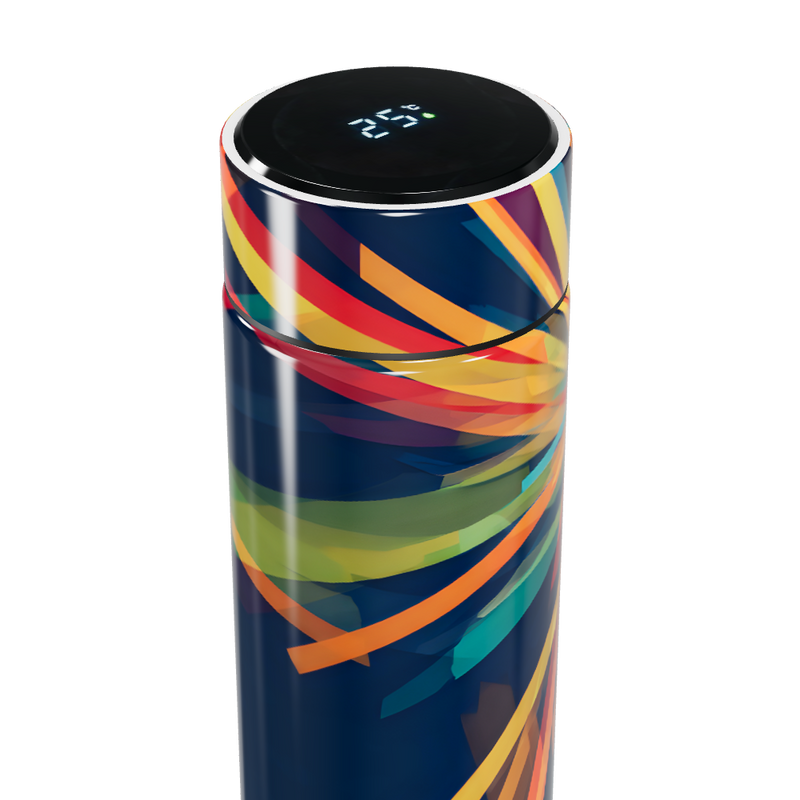 Garrafa Térmica Touch - Estampa Colorida Digital