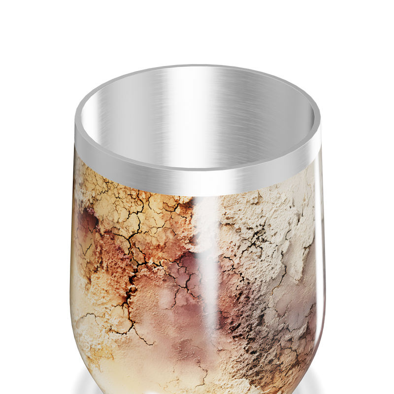 Copo Térmico Slim - Estampa Terrosa Abstrata