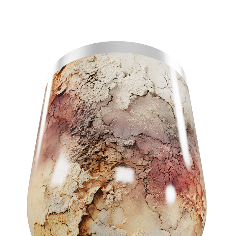 Copo Térmico Slim - Estampa Terrosa Abstrata