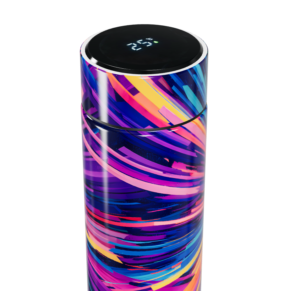 Garrafa Térmica Touch - Estampa Colorida Digital