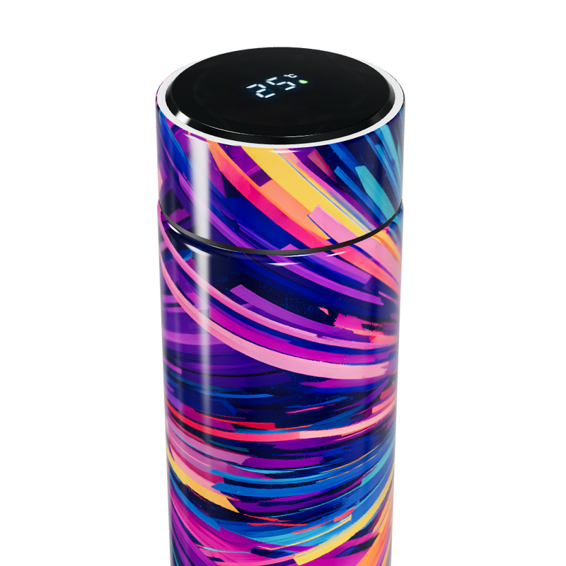 Garrafa Térmica Touch - Estampa Colorida Digital