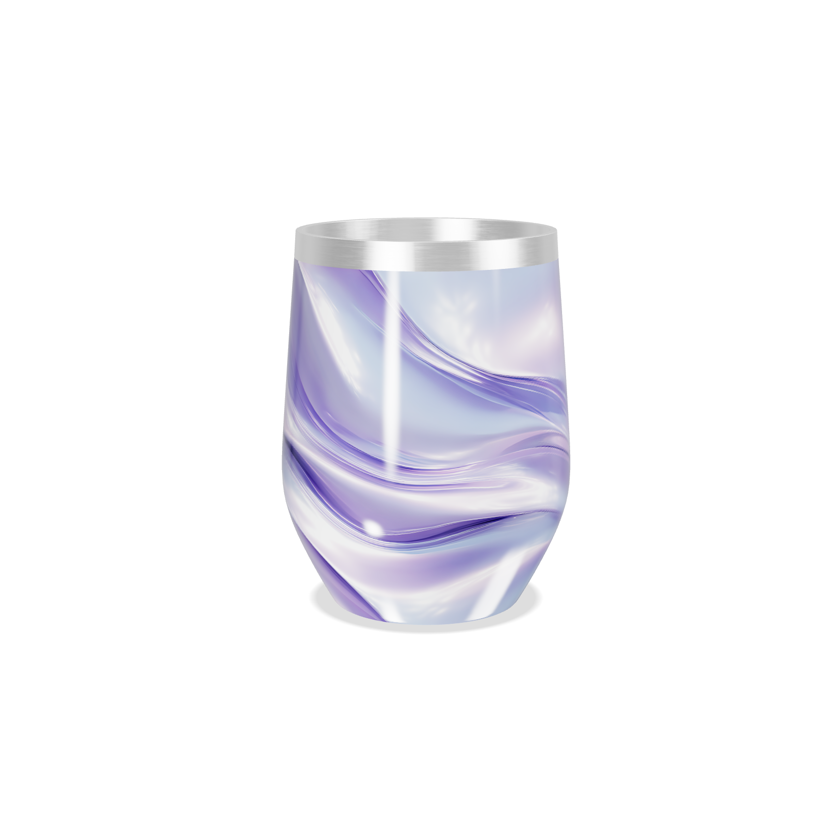 Copo Térmico Slim - Roxo Marmorizado Aço inox