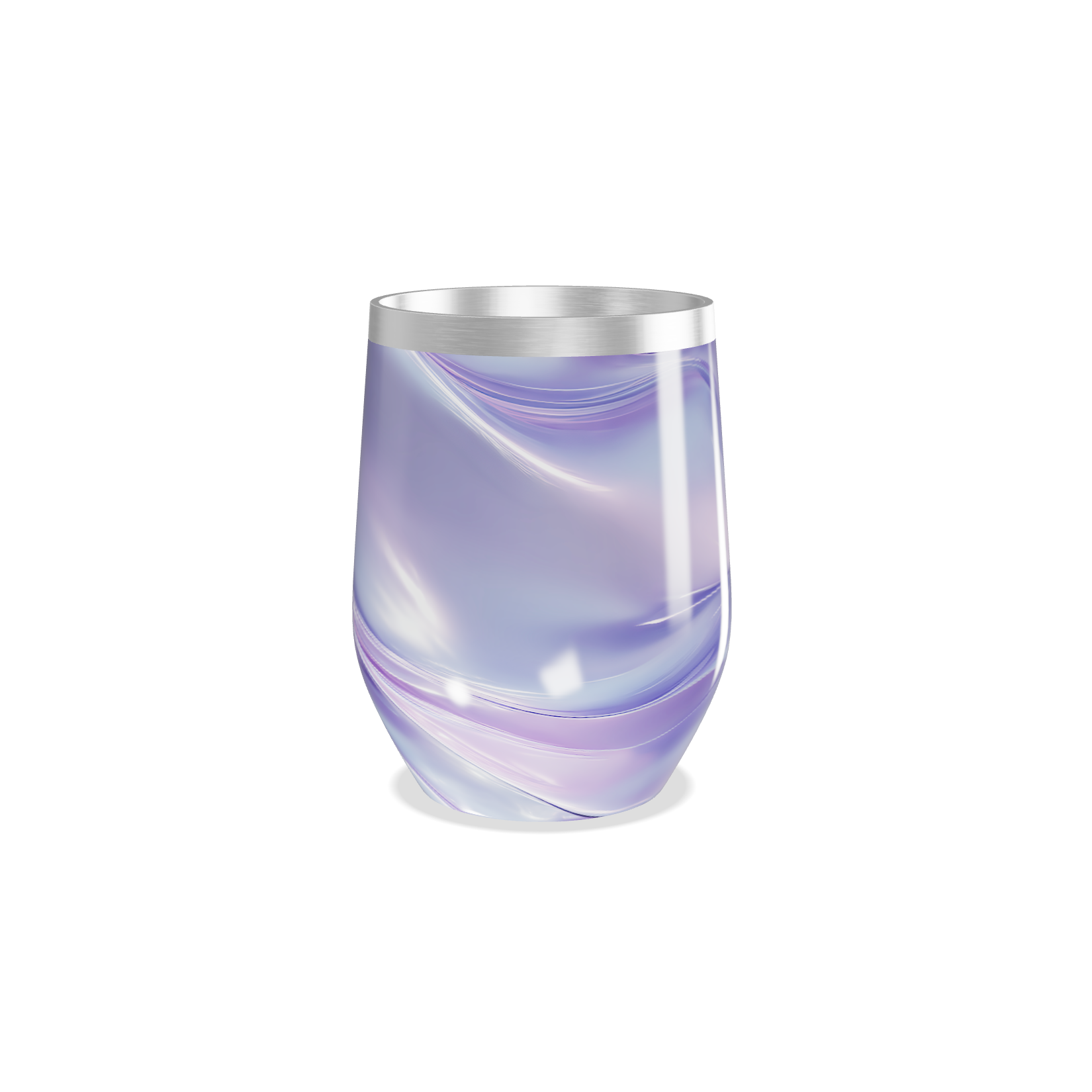 Copo Térmico Slim - Roxo Marmorizado Aço inox