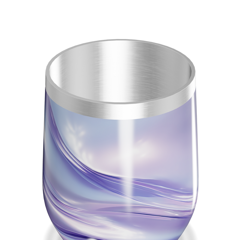 Copo Térmico Slim - Roxo Marmorizado Aço inox