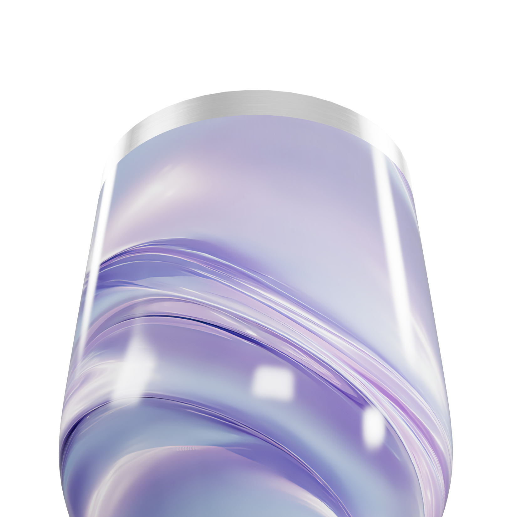 Copo Térmico Slim - Roxo Marmorizado Aço inox