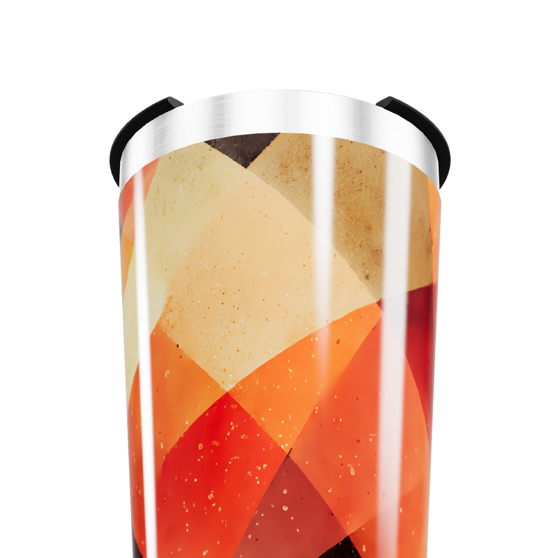 Copo Térmico - Geométrico Colorido Inox