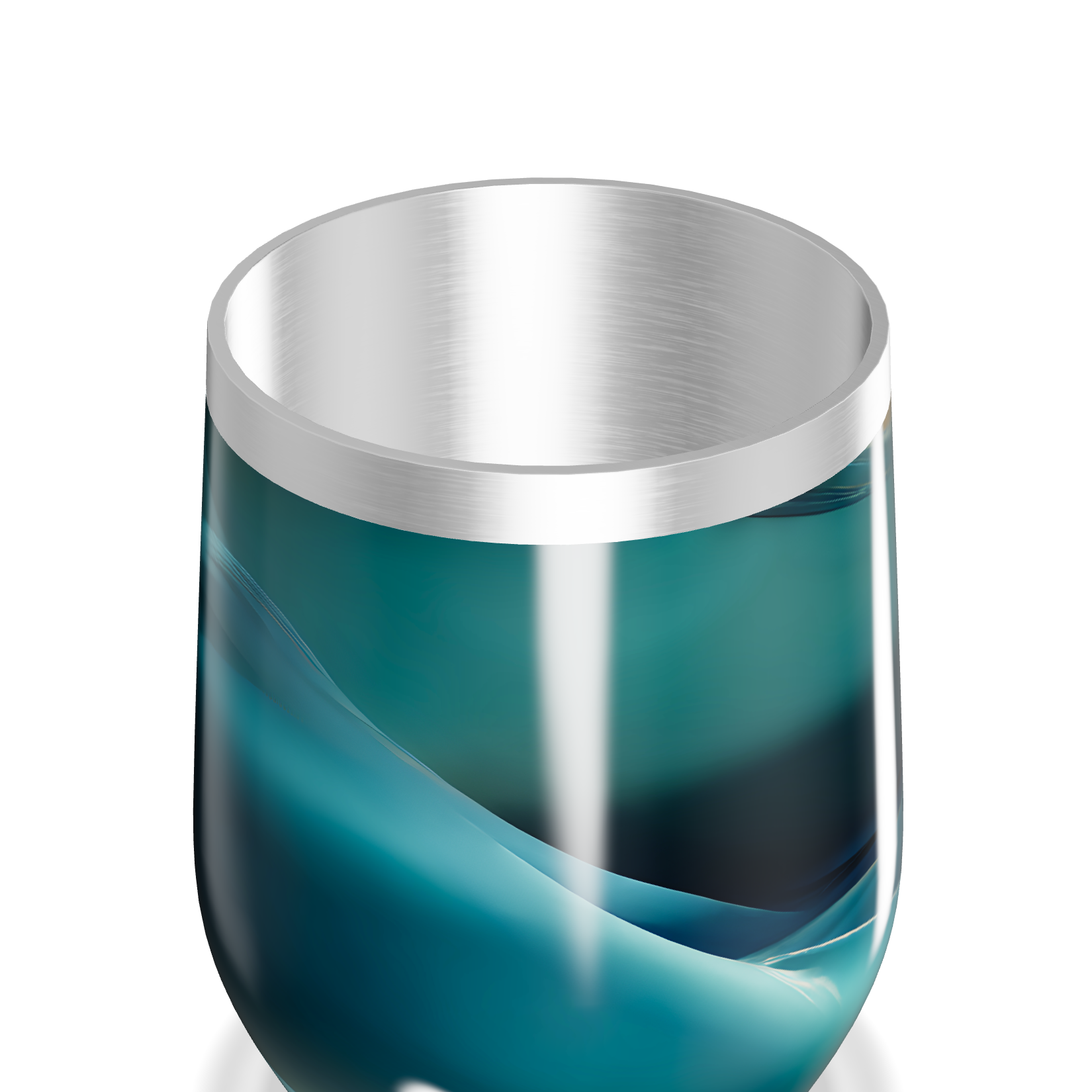 Copo Térmico Slim - Azul Metálico Vidro