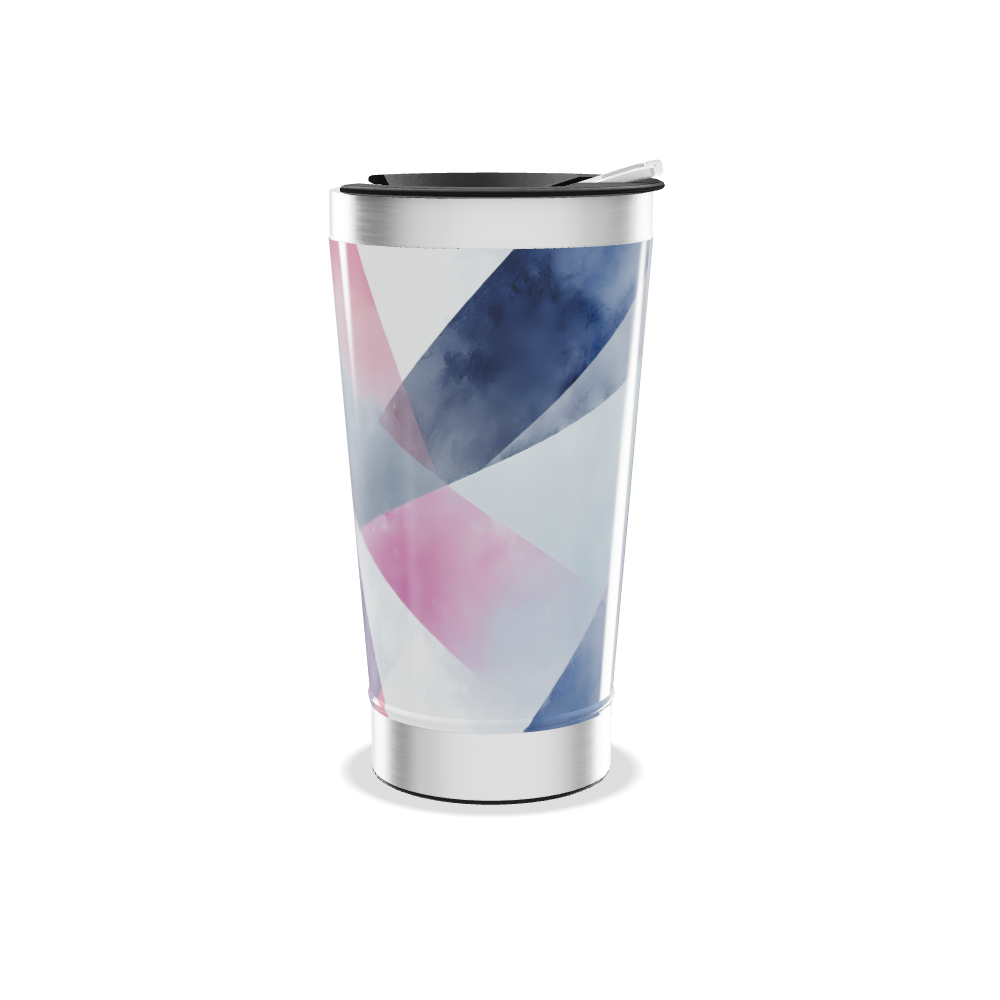 Copo Térmico - Estampa Geométrica Colorida