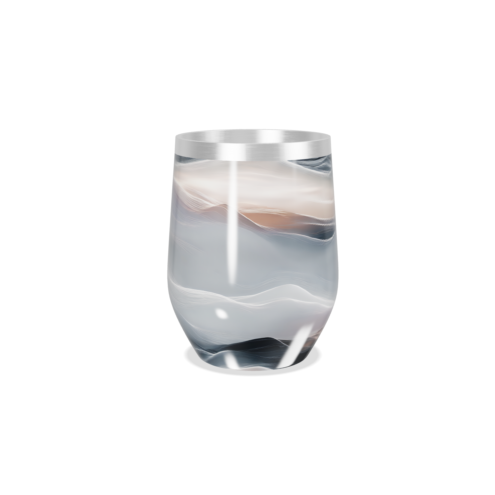 Copo Térmico Slim - Mármore Multicolorido