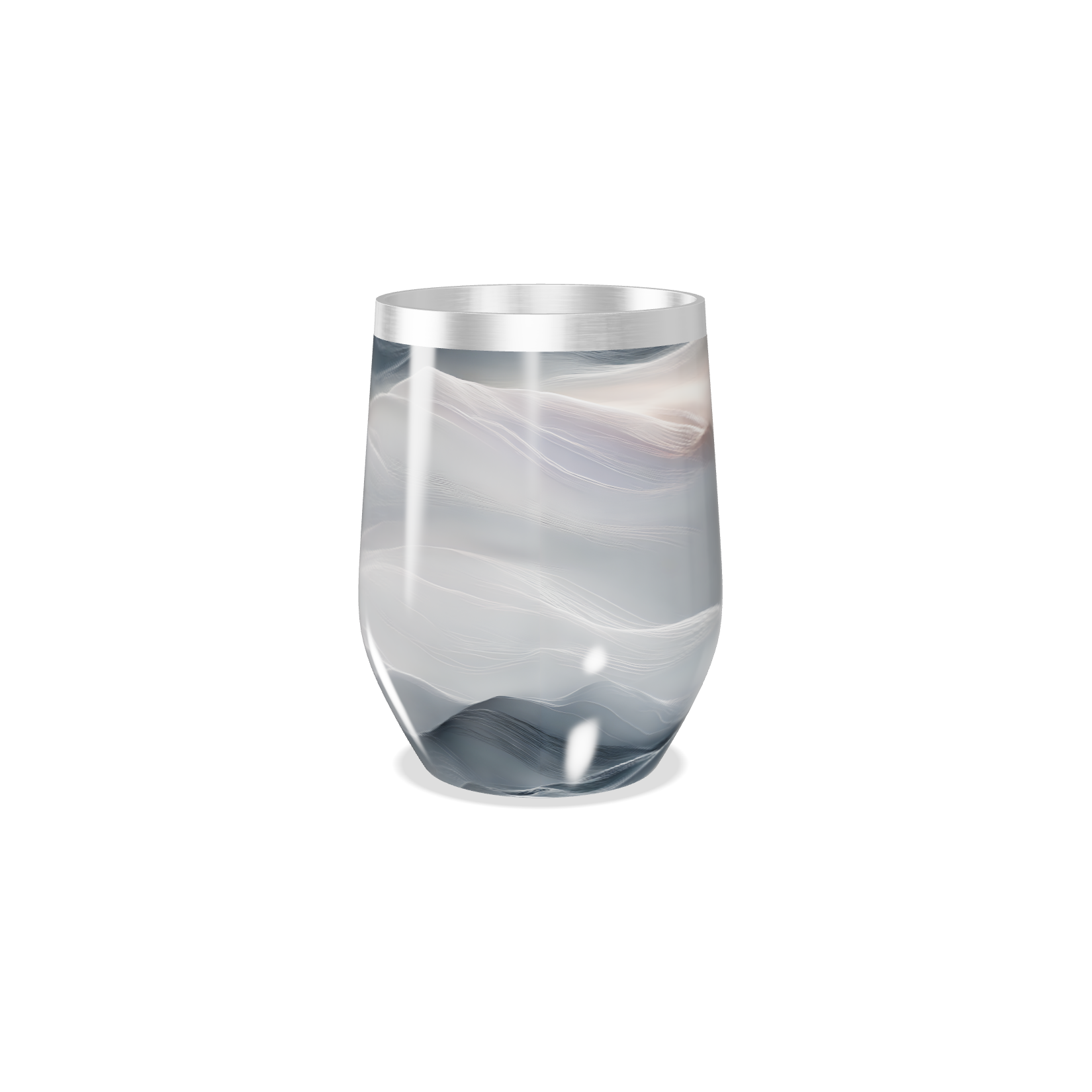 Copo Térmico Slim - Mármore Multicolorido