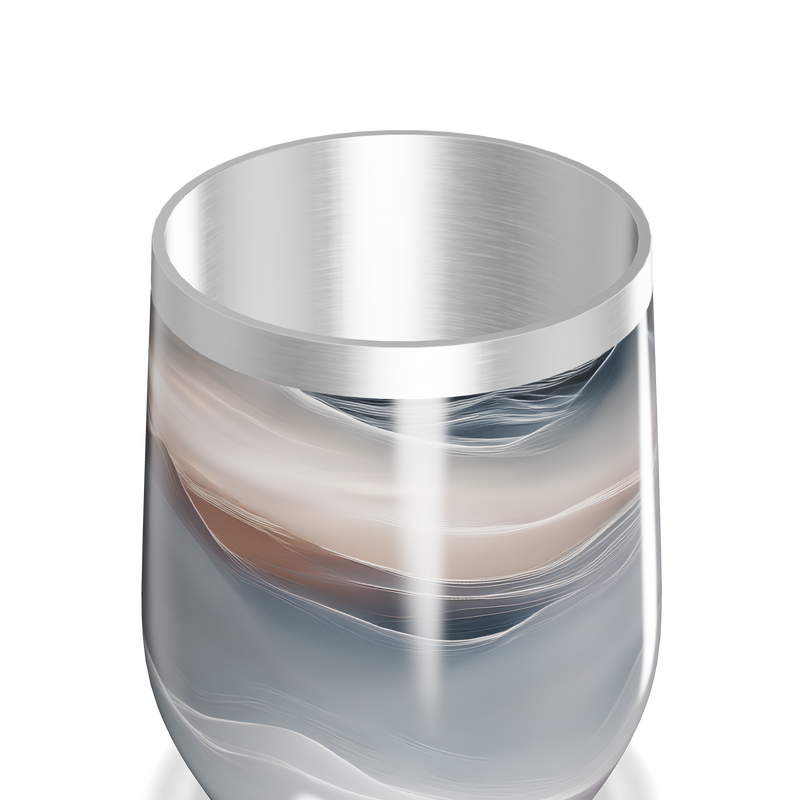 Copo Térmico Slim - Mármore Multicolorido