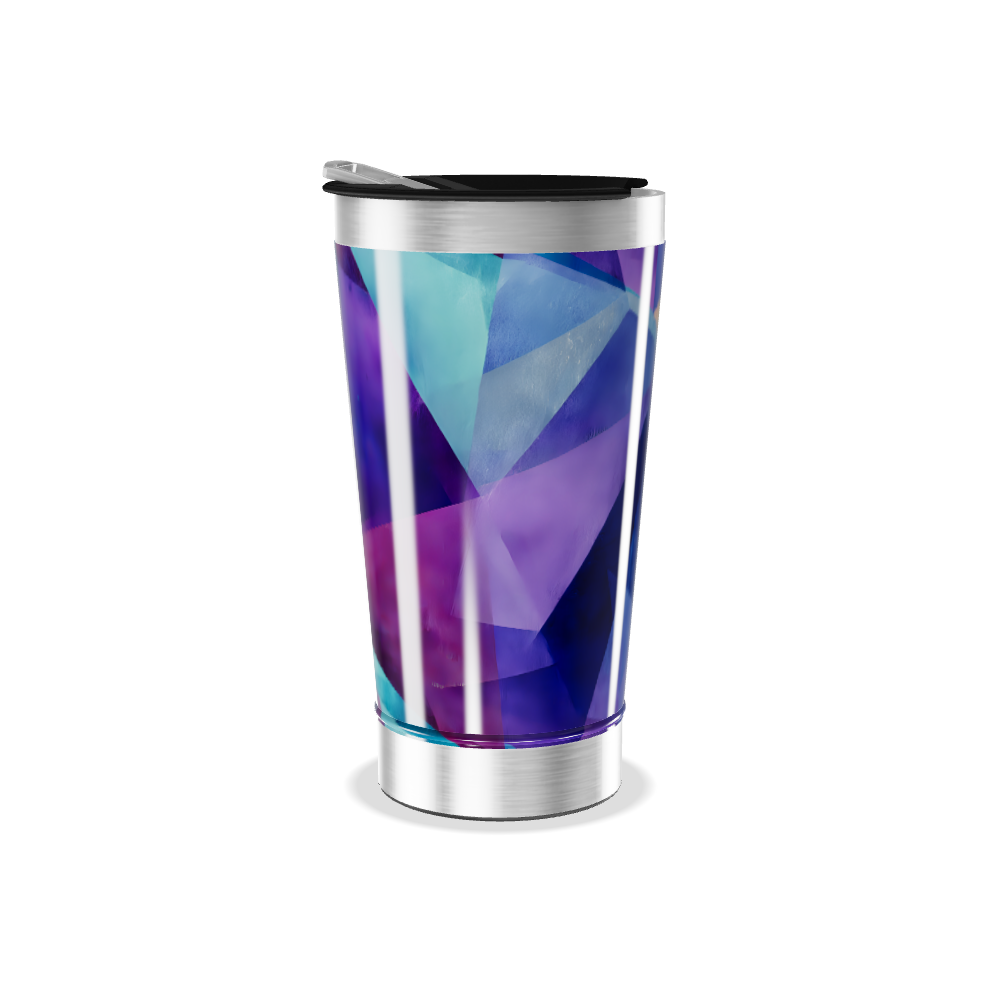 Copo Térmico - Estampa Geométrica Colorida